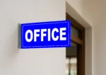 Premium Both-Side Printed Name Plate - Office
