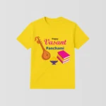 Vasant Panchami Special Yellow T-Shirt - Design13