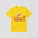 Vasant Panchami Special Yellow T-Shirt - Design18