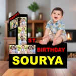 1st to 9th Birthday Photo Cut-Out Standy