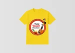 Vasant Panchami Special Yellow T-Shirt - Design23