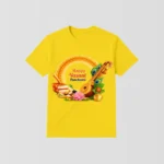 Vasant Panchami Special Yellow T-Shirt - Design25