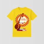 Vasant Panchami Special Yellow T-Shirt - Design29