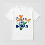 Republic Day Special White T-Shirt - Design03