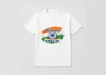 Republic Day Special White T-Shirt - Design04