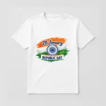 Republic Day Special White T-Shirt - Design04
