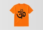 Maha Shivratri Orange T-Shirt - Design5