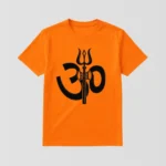 Maha Shivratri Orange T-Shirt - Design5