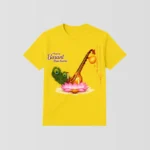 Vasant Panchami Special Yellow T-Shirt - Design07