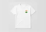 Republic Day Special White T-Shirt - Design08