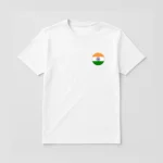 Republic Day Special White T-Shirt - Design08