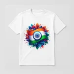 Republic Day Special White T-Shirt - Design09