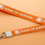 Bank Of India Printed Fabric Lanyard – 16mm & 20mm (Multiple Hook Options)