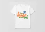 Republic Day Special White T-Shirt - Design01