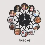 Personalized MDF Photo Wall Clock – FNBC05