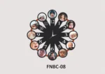 Personalized MDF Photo Wall Clock – FNBC08