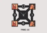 Personalized MDF Photo Wall Clock – FNBC15