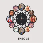 Personalized MDF Photo Wall Clock – FNBC16