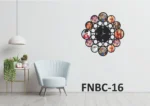 Personalized MDF Photo Wall Clock – FNBC16 - Image 2