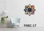 Personalized MDF Photo Wall Clock – FNBC17 - Image 2