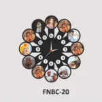 Personalized MDF Photo Wall Clock – FNBC20