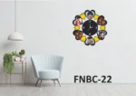 Personalized MDF Photo Wall Clock – FNBC22 - Image 2
