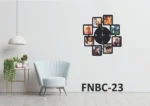 Personalized MDF Photo Wall Clock – FNBC23 - Image 2