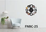 Personalized MDF Photo Wall Clock – FNBC25 - Image 2