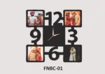 Personalized MDF Photo Wall Clock – FNBC01