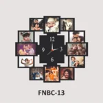 Personalized MDF Photo Wall Clock – FNBC13