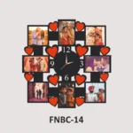 Personalized MDF Photo Wall Clock – FNBC14
