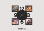 Personalized MDF Photo Wall Clock – FNBC02