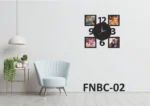 Personalized MDF Photo Wall Clock – FNBC02 - Image 2