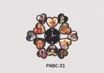Personalized MDF Photo Wall Clock – FNBC21
