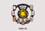 Personalized MDF Photo Wall Clock – FNBC03