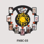 Personalized MDF Photo Wall Clock – FNBC03