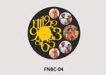 Personalized MDF Photo Wall Clock – FNBC04
