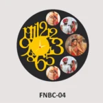 Personalized MDF Photo Wall Clock – FNBC04
