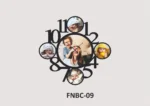 Personalized MDF Photo Wall Clock – FNBC09