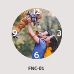 Personalized MDF Photo Wall Clock – FNC1