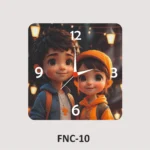 Personalized MDF Photo Wall Clock – FNC10