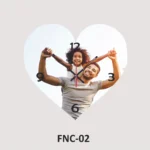 Personalized MDF Photo Wall Clock – FNC2