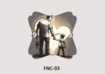 Personalized MDF Photo Wall Clock – FNC3