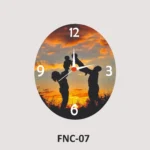Personalized MDF Photo Wall Clock – FNC7