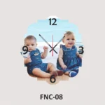 Personalized MDF Photo Wall Clock – FNC8