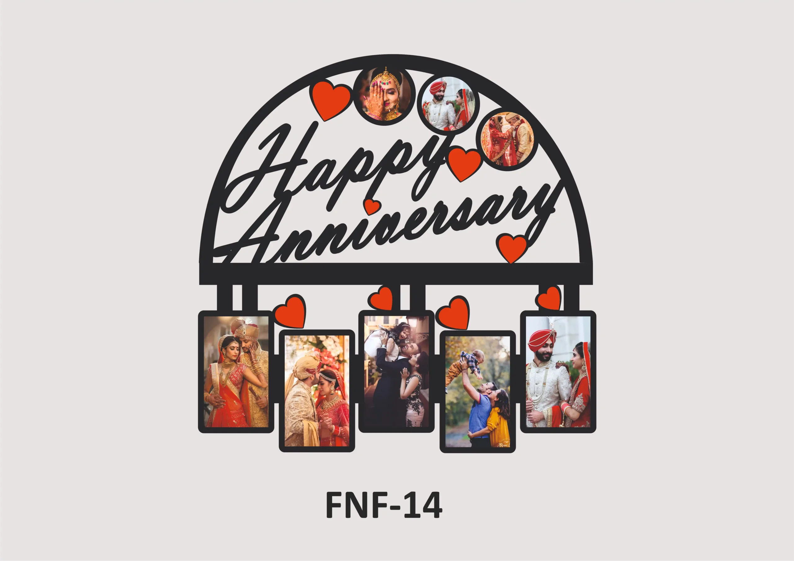 FNF14- 1 Customised Wall Hanging Frame - FNF14 - Image 1