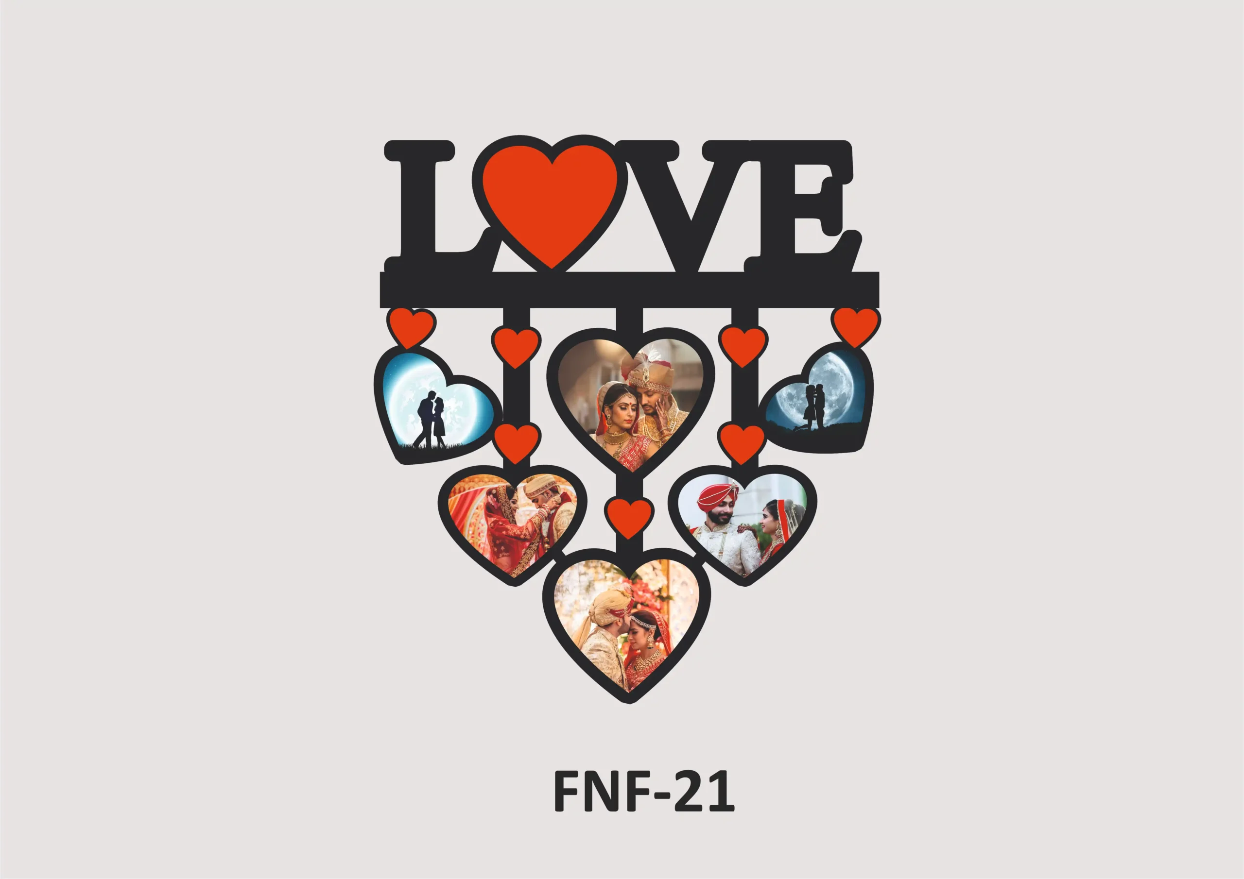 FNF21- 1 Customised Wall Hanging Frame - FNF21 - Image 1