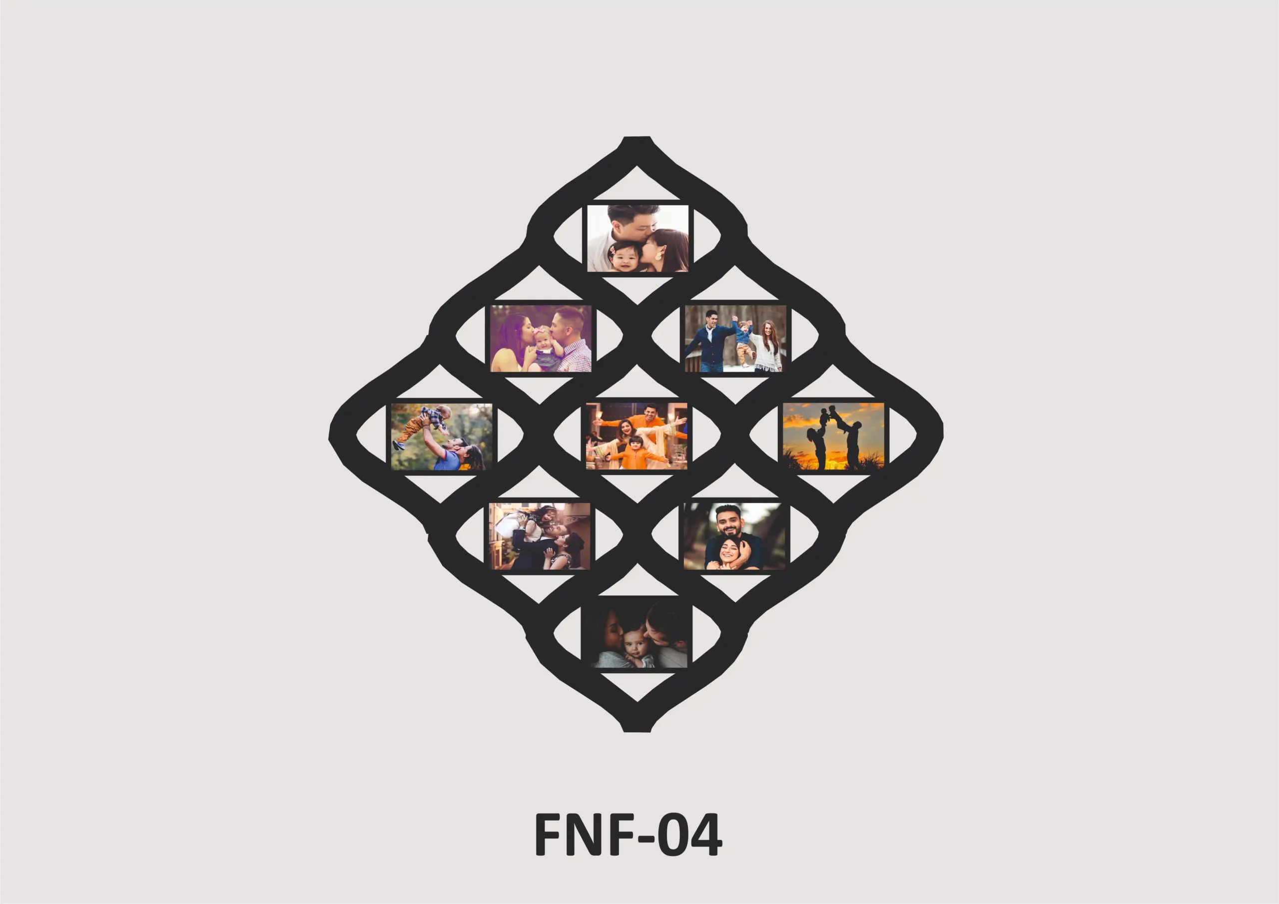 FNF4- 1 Customised Wall Hanging Frame - FNF04 - Image 1
