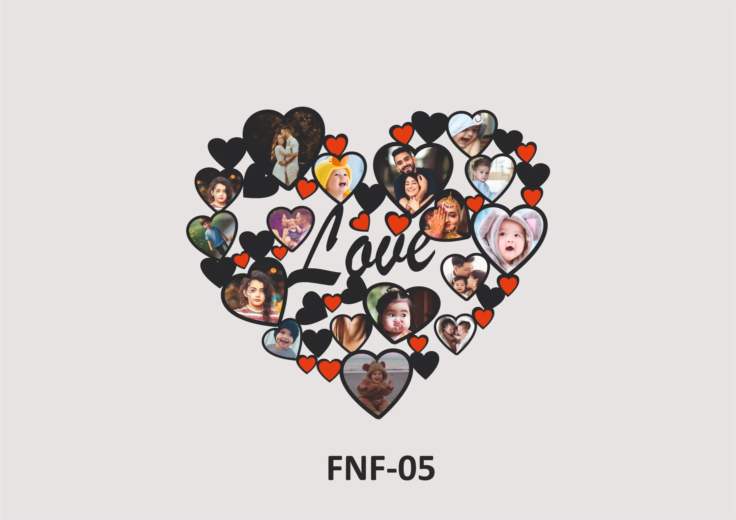 FNF5- 1 Customised Wall Hanging Frame - FNF05 - Image 1