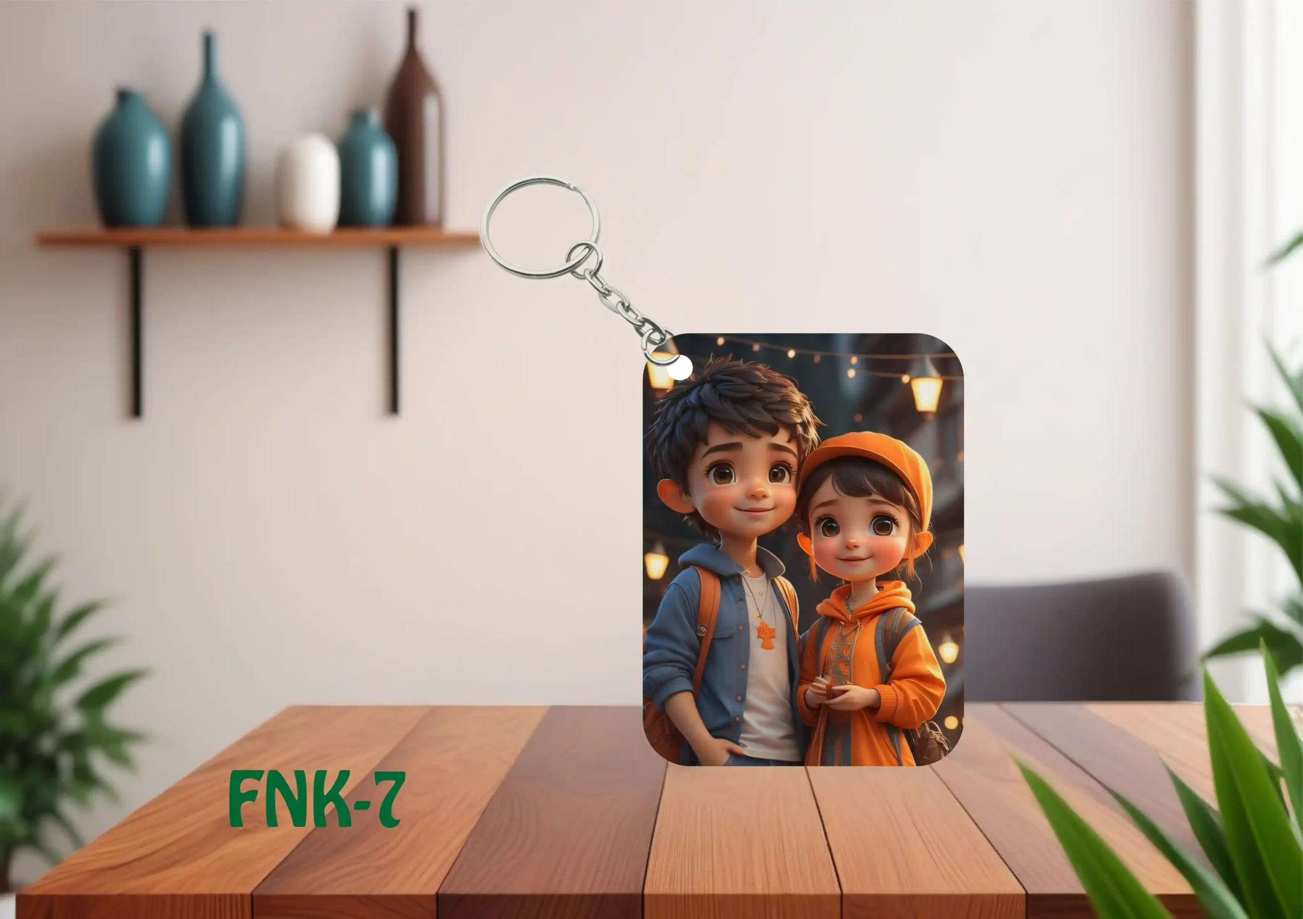 FNK-7 Custom Acrylic Keyring - FNK7 - Image 1